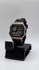Casio Resin Strap AE1200WH-5A Bronze Black World Time Chrono Alarm Digital