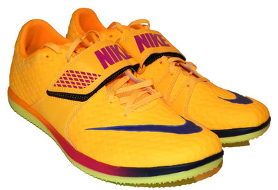 Nike Zoom High Jump Elite Track & Field Shoes Men's Size 9.5 FZ9636-800 Yellow