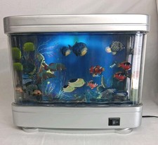 Artificial Fish Tank Aquarium Motion Lamp Light Up Animated Parts Or Repair