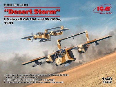ICM 48302 - 1:48 'Desert Storm'. US aircraft OV-10A and OV-10D+, 1991 - Neu