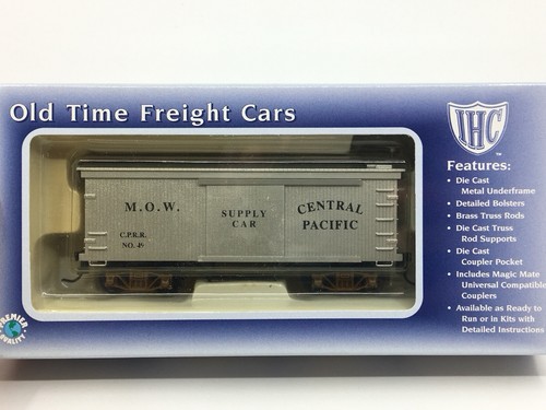 Coche de carga escala HO IHC 58135 Central Pacific Old Time 30’ MOW Supply CPRR #49 | Zustand: Used
