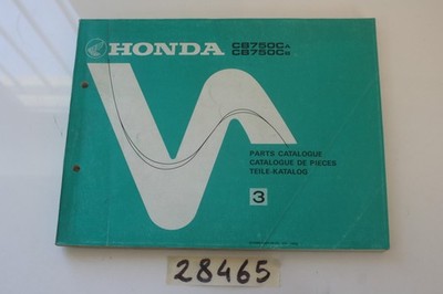 Honda CB750C (A-B) Parts Catalog (3) ENG-FRA-GER-SPA Parts Catalog