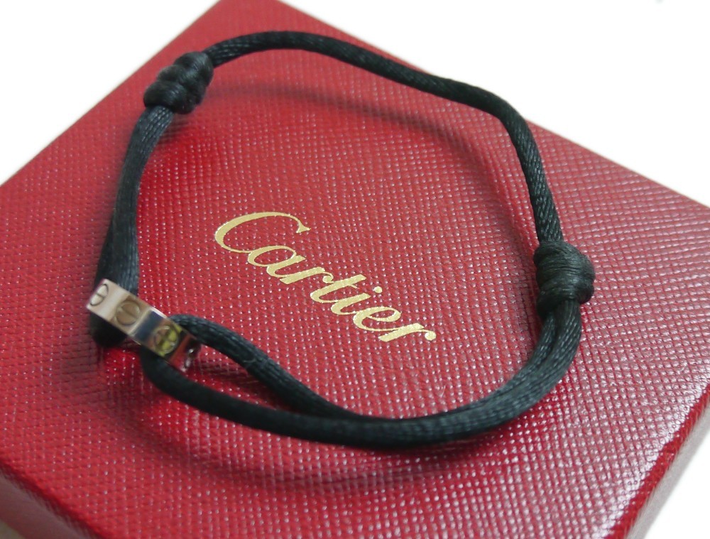 Authentic Cartier Bracelet string Love White Gold… - image 2