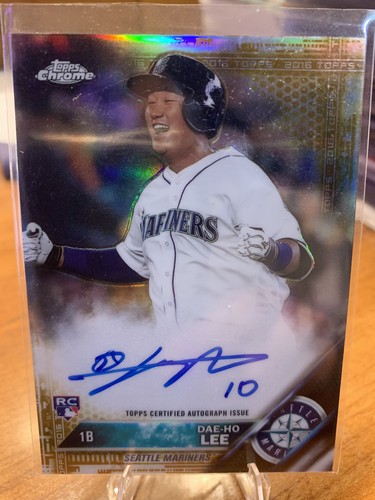 Dae Ho Lee #RA-DL 2016 Topps Chrome Rookie Autographs card