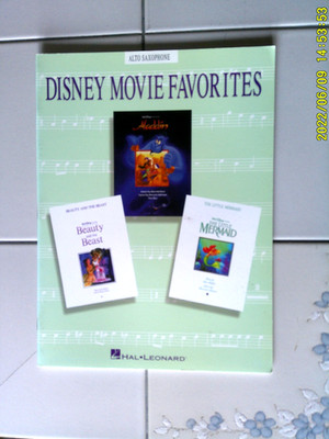 Disney Movie Favorites: Alto Sax Solos - Paperback, by Various New Song Book Hal
