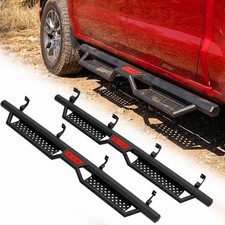 6" Running Boards for 19-26 Chevy Silverado 1500 Sierra 2500HD 3500HD Crew Cab