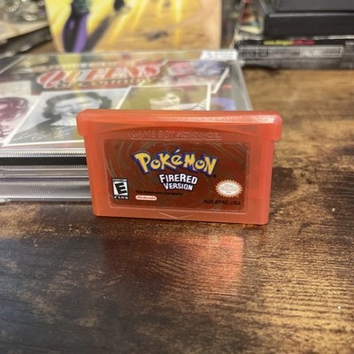 Pokemon Fire Red Version Gameboy Advanced Cartdige (GBA) Authentic