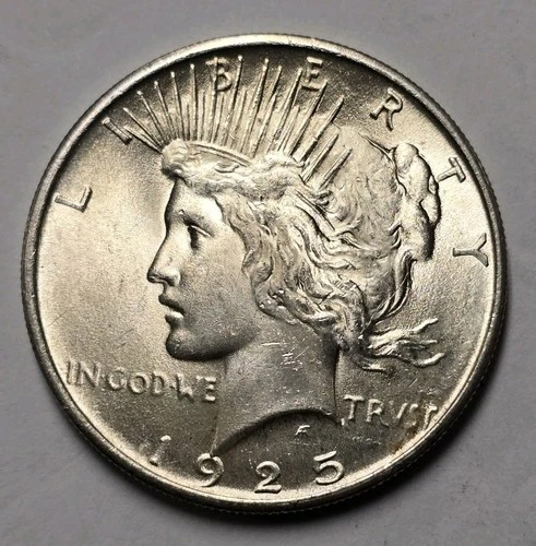 1925 Peace Silver Dollar Gem BU