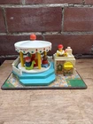 New ListingVTG 1974 Fisher Price Little People Family Merry Go Round Carousel - Works