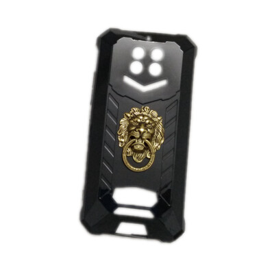 ZXLZKQ Custodia per Oukitel WP15 S 2022 (6.52 Pollice), Nero Morbida Silicone Antiurto Protettiva Custodia, TPU Ultra Sottile Anti-Graffio Cover per Oukitel WP15 S 2022 - Luna e Lupo