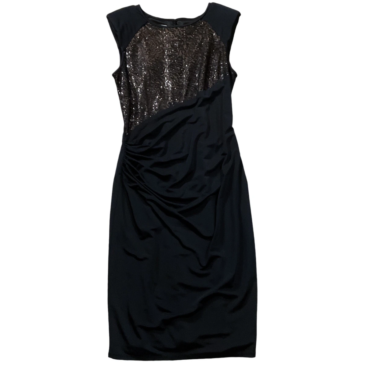 anne klein women's button-front tie-waist sequin dress Anne Klein Wedding Guest Dresses