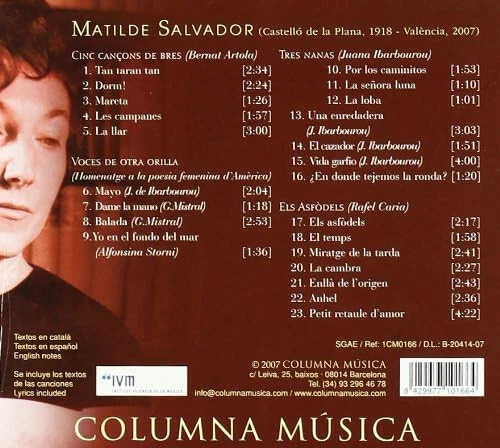 Matilde Salvadors - Songs - Picture 2 of 2