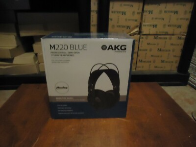MASSDROP, PROFESSIONAL SEM-OPEN STUDIO HEADPHONES PART#M220 BLUE, 100% NEW