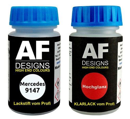 TRISTARcolor Autolack Dose Spritzfertig Für Mercedes/Daimler Benz 9147 Artikweiss Trucks Basislack 1,0 Liter 1000ml