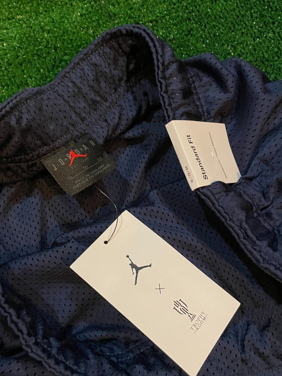 NEW RARE Trophy Room x Air Jordan Olympic Training Shorts Navy