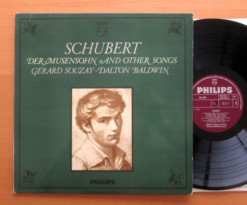 SAL 3651 Schubert Der Musensohn Gerard Souzay Dalton Baldwin Philips EXCELLENT - Imagen 1 de 1