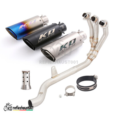 For Triumph Trident 660 Tiger 660 Header Pipe Exhaust System Muffler Tips Escape