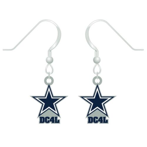 Boucles d'oreilles Dallas Cowboys DC4L NFL - Photo 1 sur 1