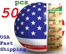 50 pcs AG7 LR57 LR927 G7 395A 926 Card 1.5V 0 Hg Alkaline Battery