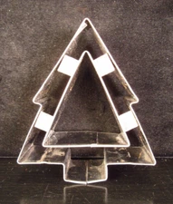 Vintage Christmas Tree Puff Pastry Cutter Bentson West Designs Made in Portugal