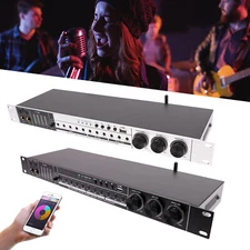 USB Audio Mixer Processor with Anti-Howling and Bluetooth Connectivity