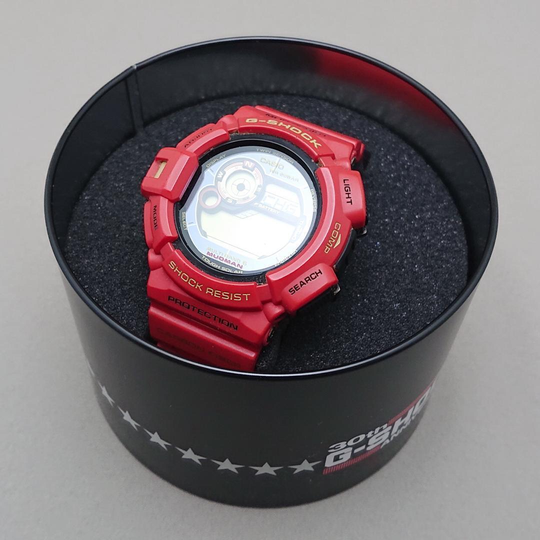 G-Shock GW-9330A-4JR Mudman 30th Anniv. Rising Red Used, No Major  