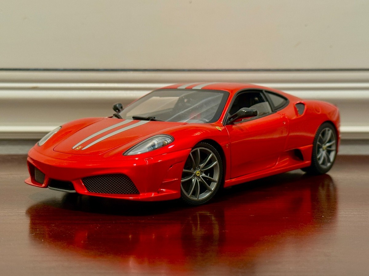 1/18 Ferrari F430 Scuderia Metallic Red Hot Wheels Elite