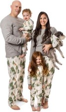 Burt's Bees Baby Family Christmas Pajamas Matching Sets - Organic Cotton PJs for