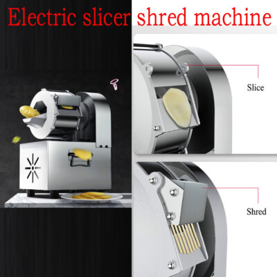 Commercial restaurant vegetable cutter electric potato carrot slicer 220v