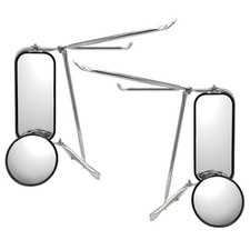 Door Mirror Stainless - Lh Rh Fits Ford F650 F750 2000-2015