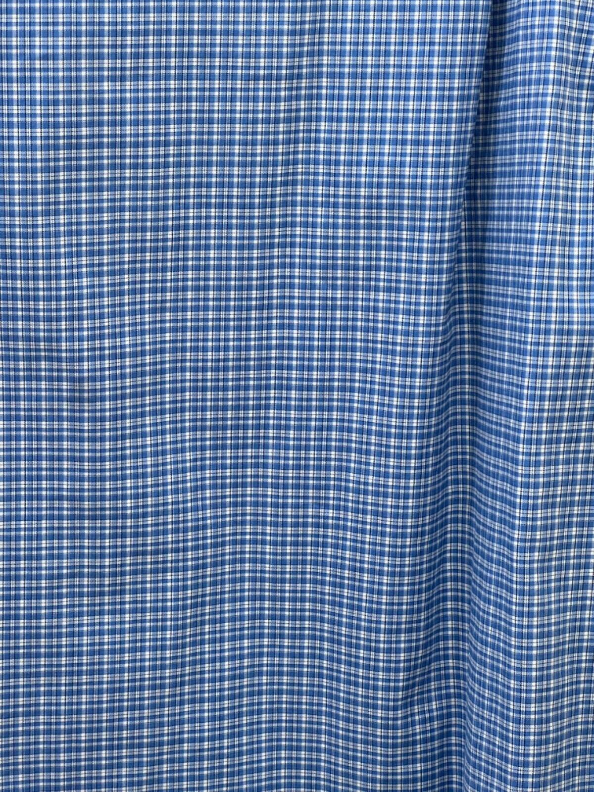 Chaps Performance Button Up Shirt Blue Plaid Long… - image 5