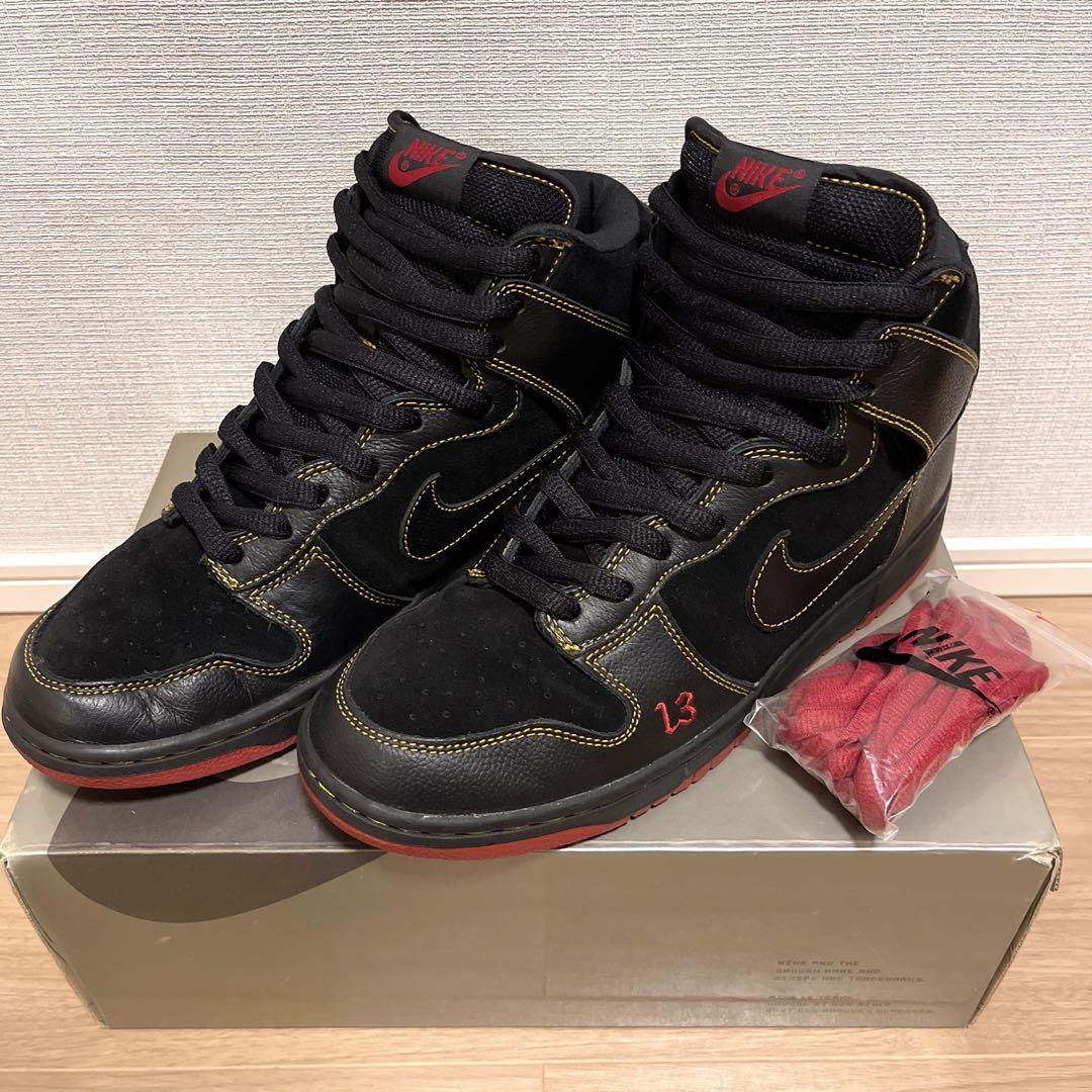 楽天スーパーセール】 【極美品】NIKE DUNK HIGH PRO SB UNLUCKY 27.5