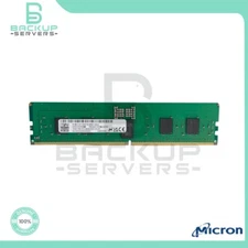 MTC10F1084S1RC48BA1 Micron 16GB 4800MHz PC5-38400 1Rx8 288-Pin CL40 ECC Memory