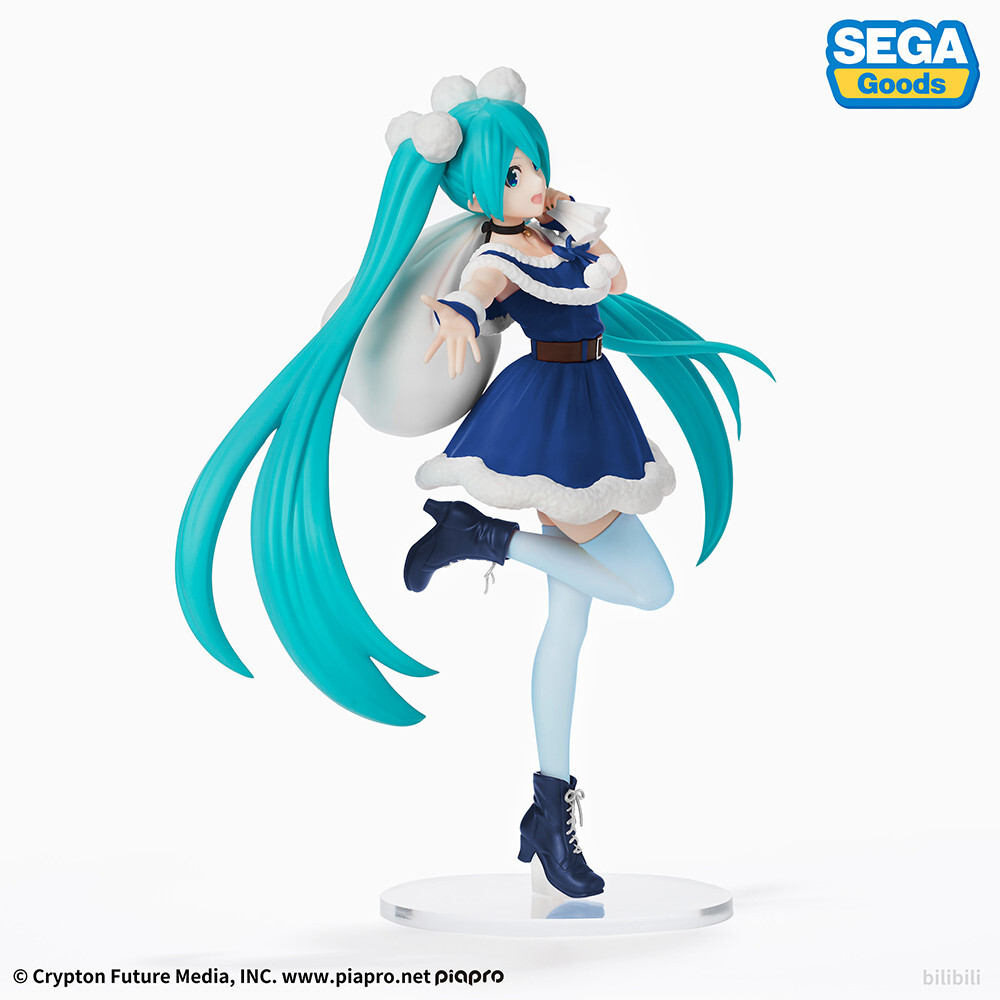Vocaloid Hatsune Miku Christmas 2020 Blue ver. SPM Figure Sega