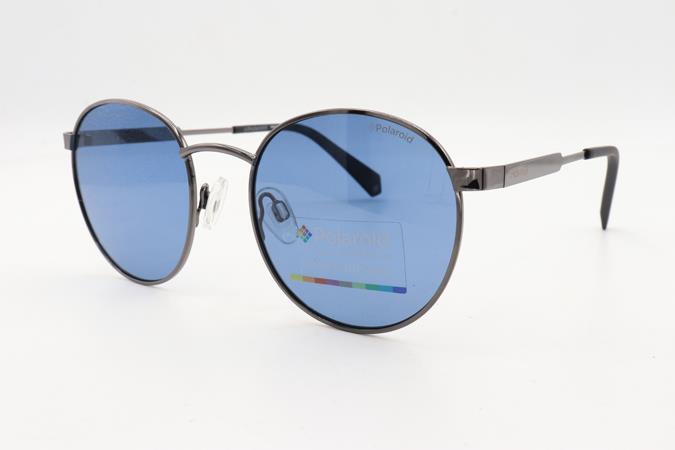 Polaroid PLD 2053S Ruthenium Sunglasses Authentic 51mm UV Protection-image