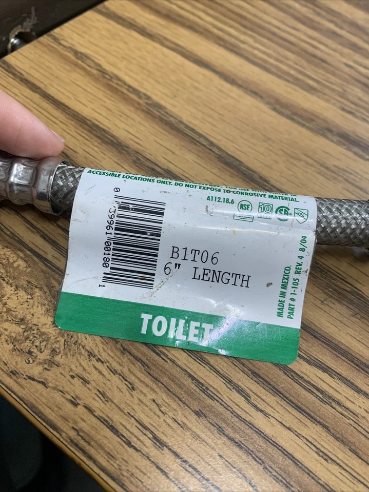 (Лот из 2) Fluid master B1T06 длина 6 дюймов - Изображение 2 из 4