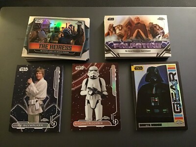 2024 Topps Chrome Star Wars REFRACTORS & INSERTS  pick a card finish your set