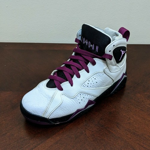 Nike Air Jordan VII 7 Retro Talla 5.5 jóvenes-Blanco Fucsia Mora - 442960  12. | eBay