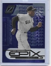 2005 Donruss Zenith Epix Willie Mays San Francisco Giants #E-25 purple 13/100