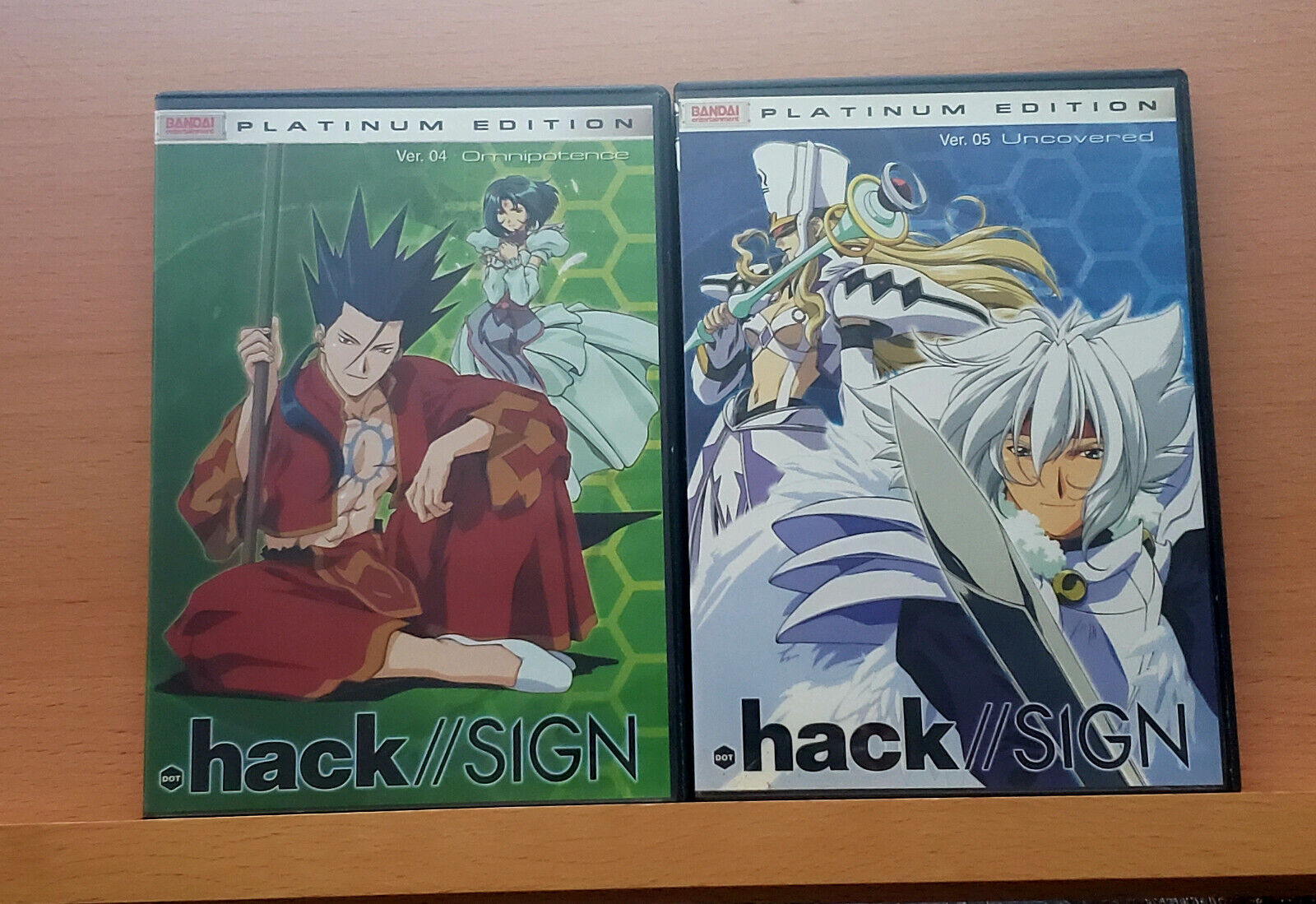 Hack Sign / NEW anime on DVD . Dot hack from Funimation