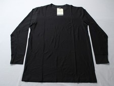 Duluth Trading Men's Buck Naked Comfort Base Layer Crew CN6 Black Large NWT