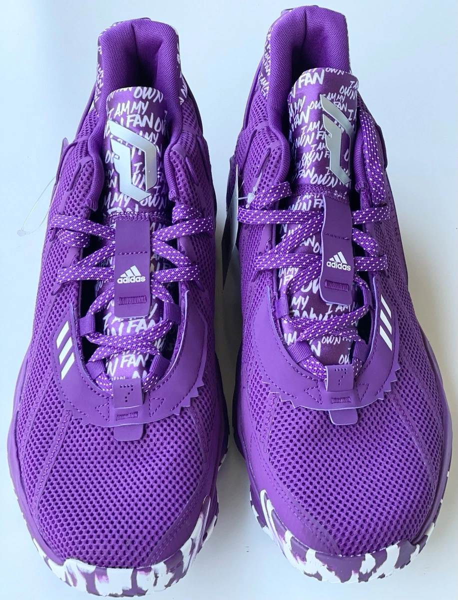 NEW Adidas Dame 7 Men 14 I Am My Own Fan‎ Glory Purple 2020 Basketball Sneaker Adidas Dame 7 I Am My Own Fan - Glory Purple for sale | eBay main image 3