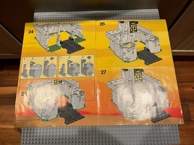 LEGO 6074 Black Falcons Fortress 100% COMPLETE w/ Box & Instructions All Plumes!