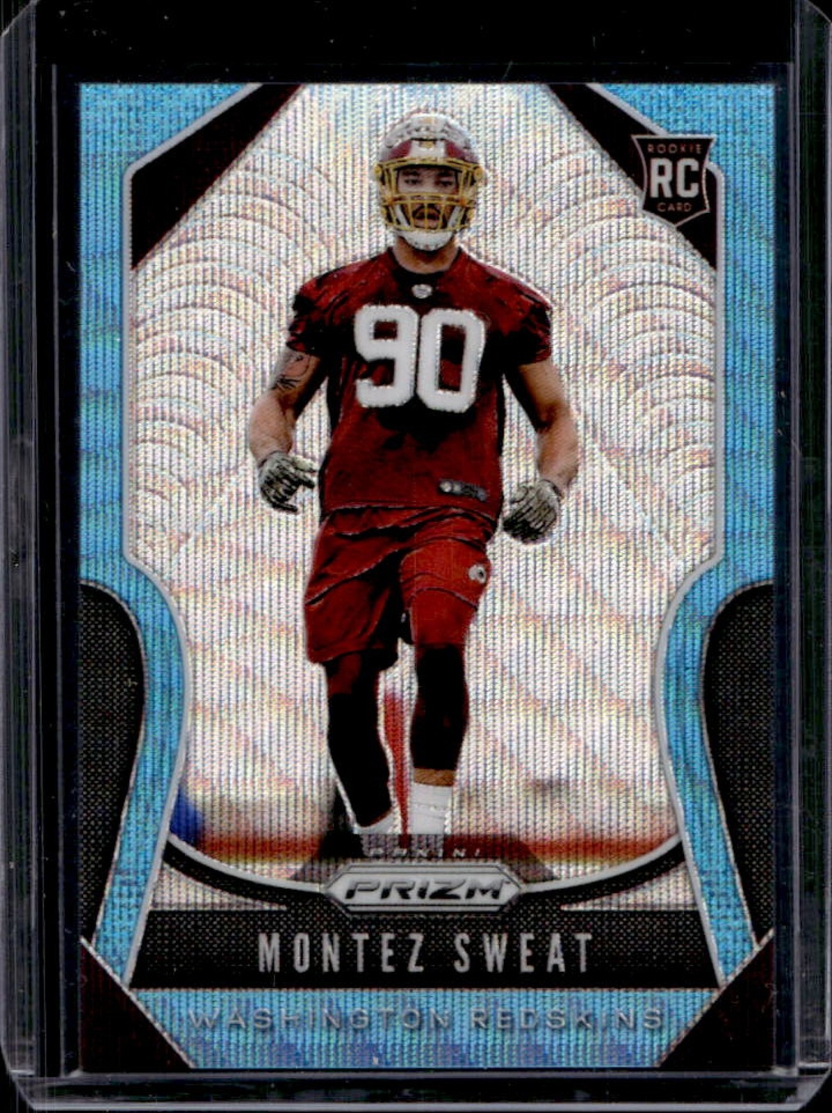 Montez Sweat Panini Prizm #391 Blue Wave