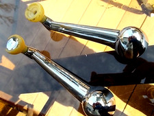 1949 1950 Ford Vintage Custom Window Crank Handles Pair Hot Rat Rod Knobs Defect