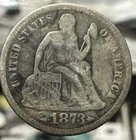 1873 Liberty Seated Dime