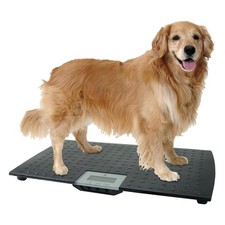 Digital Dog Scale for Large Pet Animal with Non-Skid Mat 225 Lb Capacity