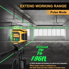 PREXISO Rechargeable Dual Modules Laser Level Kit with Tripod & Magnetic Compone