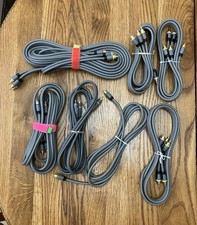 Lot of 7 Monster Audio Audio/Video Component ...