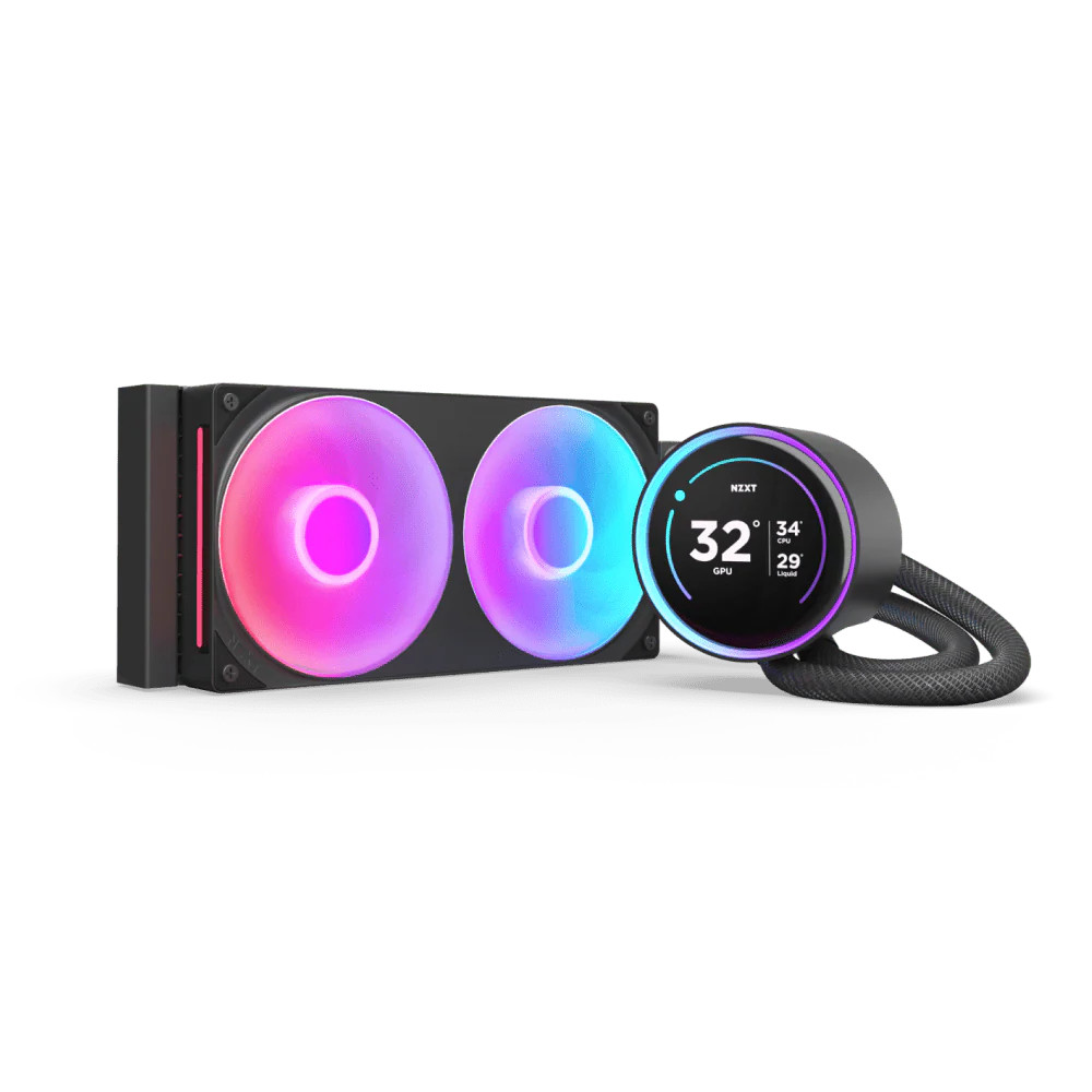 NZXT Kraken 240 Elite RGB 2024 Black LCD AIO Liquid Cooler